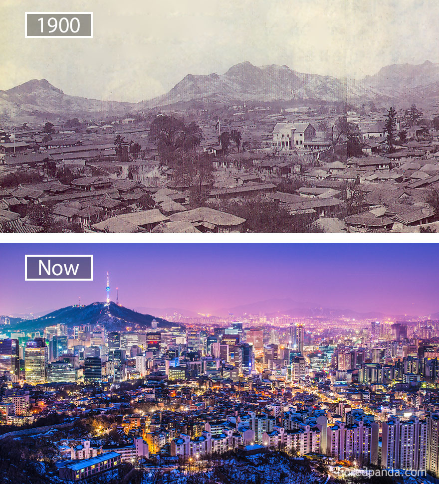 #2 Seoul, South Korea - 1900 And Now