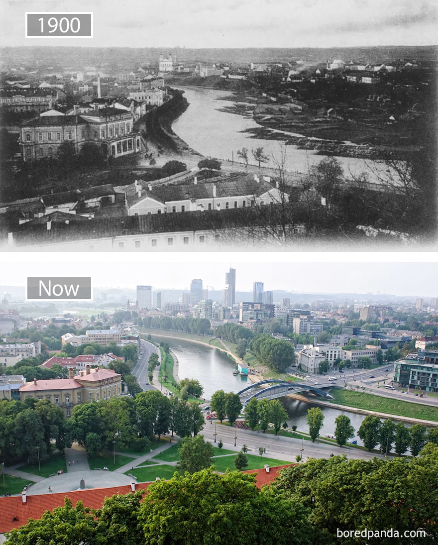 #6 Vilnius, Lithuania - 1900 And Now