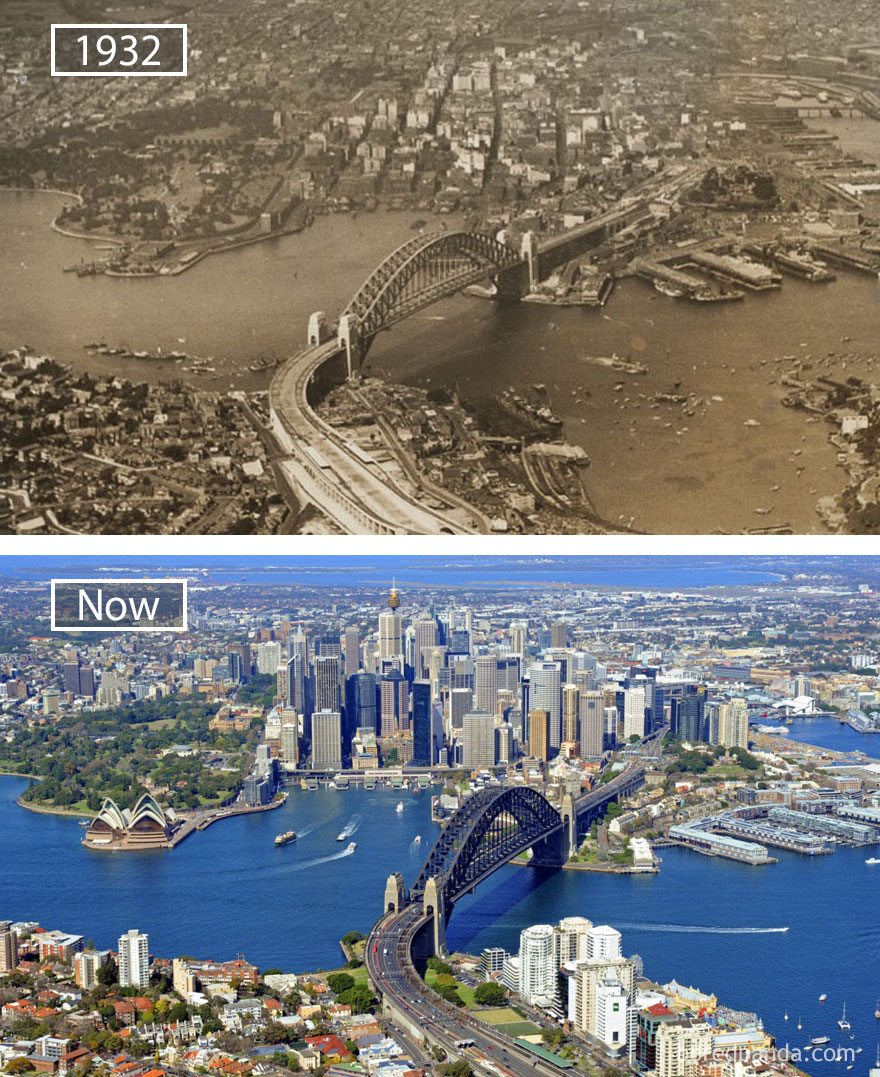 #12 Sydney, Australia - 1932 And Now