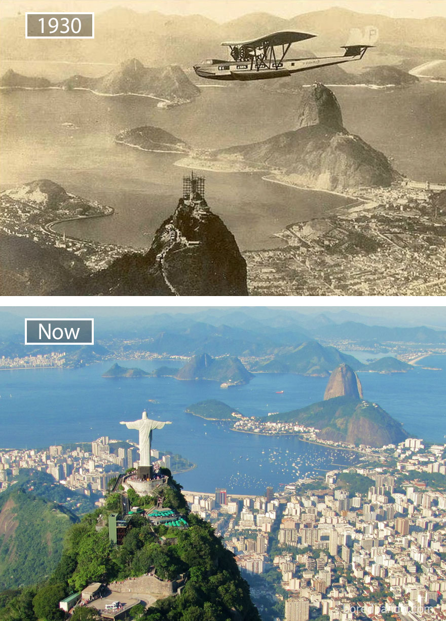 #13 Rio De Janeiro, Brazil - 1930 And Now