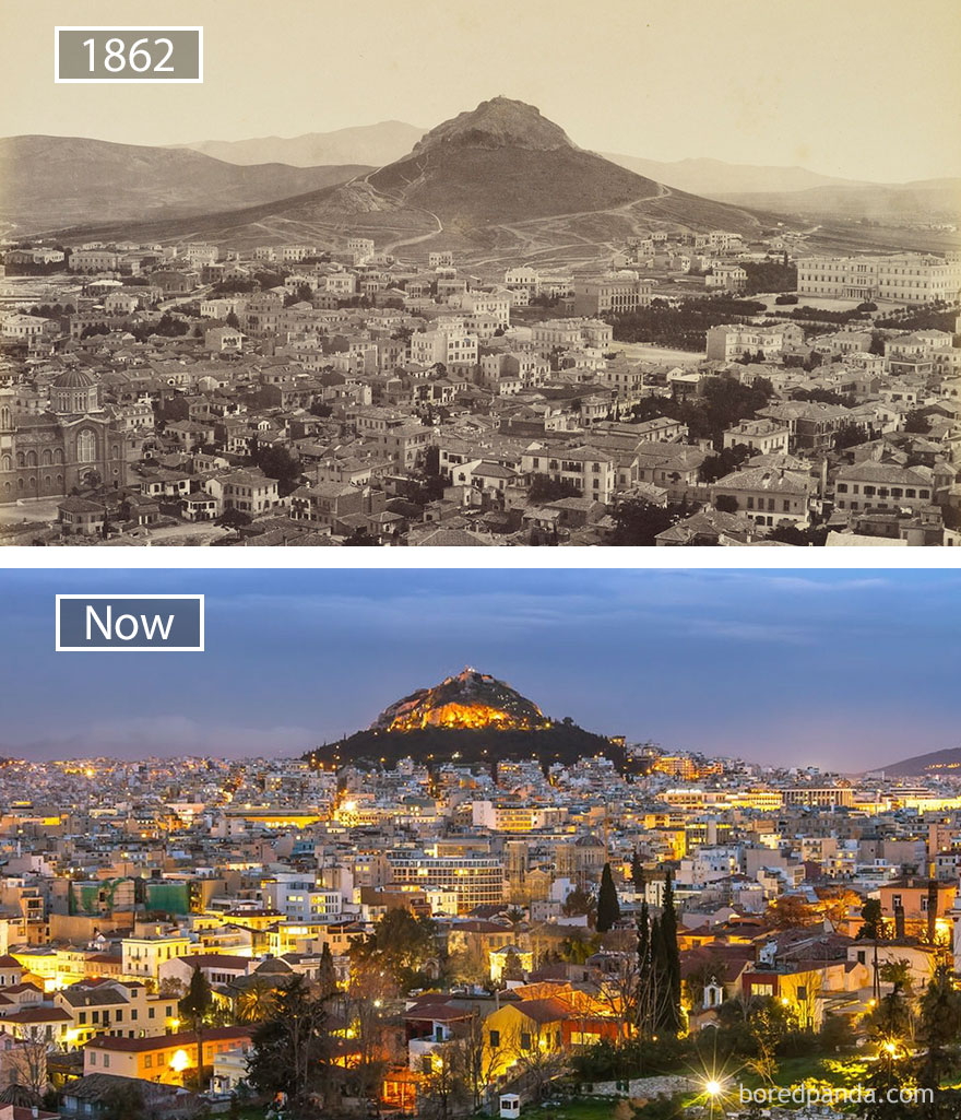 #15 Athens, Greece - 1862 And Now