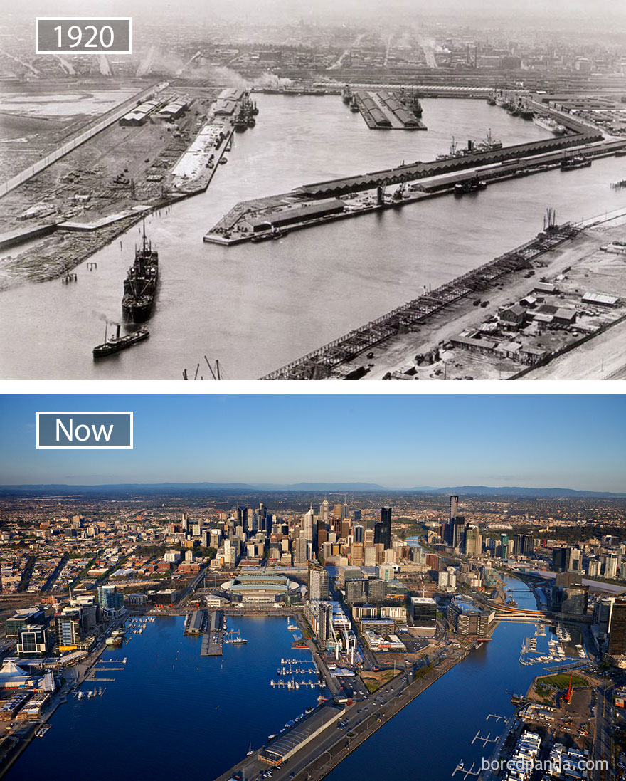 #18 Melbourne, Australia - 1920 And Now