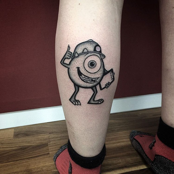 #21 Monsters Inc. Tattoo