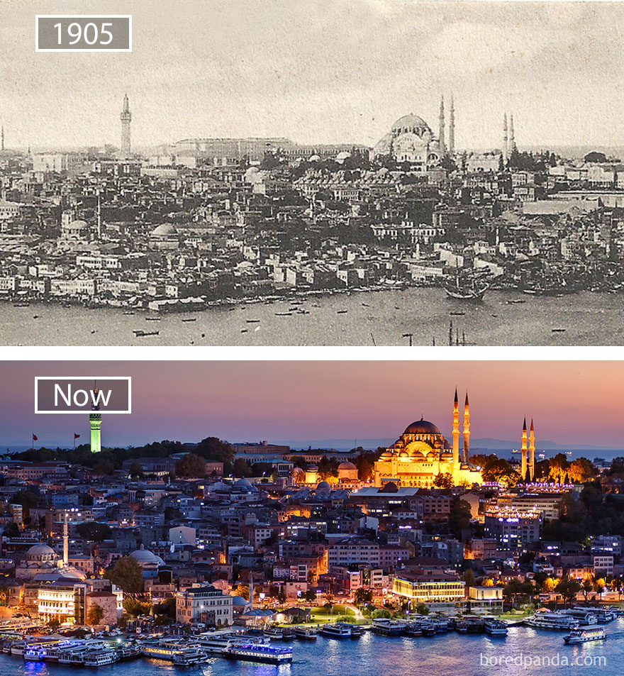 #25 Istanbul, Turkey - 1905 And Now