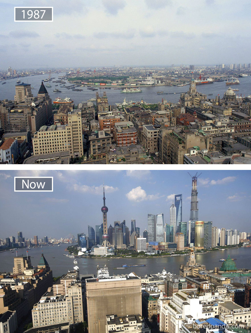 #27 Shanghai, China - 1987 And Now