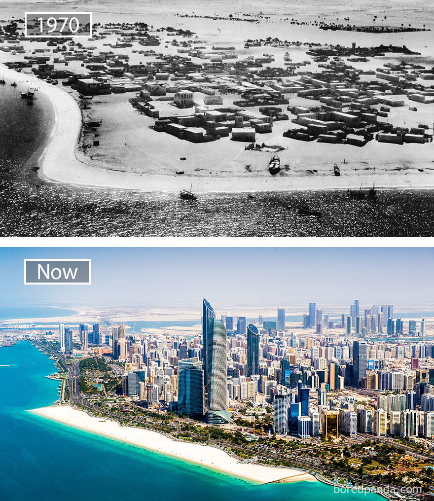 #4 Abu Dhabi, United Arab Emirates - 1970 And Now