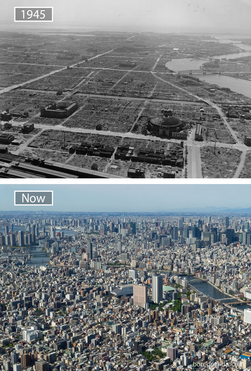 #5 Tokyo, Japan - 1945 And Now